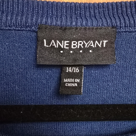 🟦 Lane Bryant Ruffle Cuff Sweater - Picture 2 of 5